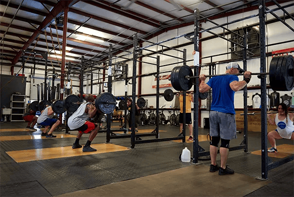 strength class at NorthJax CrossFit